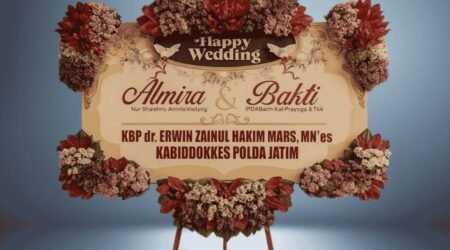 Ucapan Karangan Bunga Pernikahan Lucu