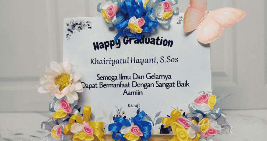 Ucapan Papan Bunga Wisuda Lucu