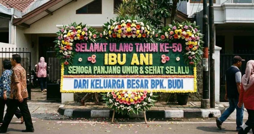 Papan Bunga Ucapan Selamat Ulang Tahun
