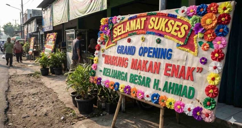 Cara Membuat Papan Bunga Kertas